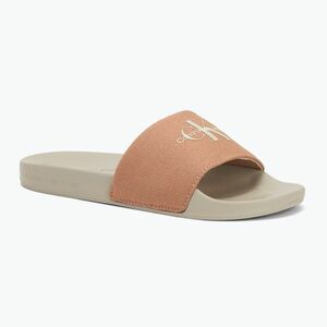 Női papucs Calvin Klein YW0YW01835 Slide Monogram Wn tuscany/eggshell (Slide Monogram Wn YW0YW01835TGW) kép