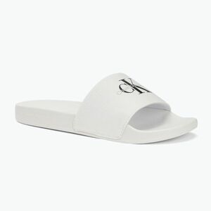 Női papucs Calvin Klein YW0YW01835 Slide Monogram Wn bright white/black (Slide Monogram Wn YW0YW0183501W) kép
