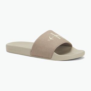 Férfi papucs Calvin Klein YM0YM01271 Slide Monogram Cv eggshell/atmosphere (Slide Monogram Cv YM0YM012710F9) kép
