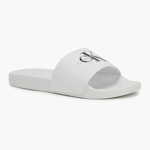 Férfi papucs Calvin Klein YM0YM01271 Slide Monogram Cv bright white/black (Slide Monogram Cv YM0YM0127101W) kép
