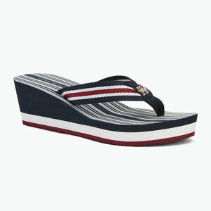 Női flip-flop papucs Tommy Hilfiger Im Platform Beach Sandal rwb (Im Platform Beach Sandal FW0FW083710G1) kép