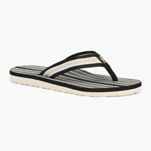 Női flip-flop papucs Tommy Hilfiger Im Th Print Beach Sandal black/ecru (Im Th Print Beach Sandal FW0FW083700GK) kép