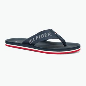 Férfi flip-flop papucs Tommy Hilfiger Comfort Beach Sandal military denim (Comfort Beach Sandal FM0FM05341POM) kép