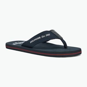 Férfi flip-flop papucs Tommy Hilfiger 85 Beach Sandal desert sky (85 Beach Sandal FM0FM05339DW5) kép