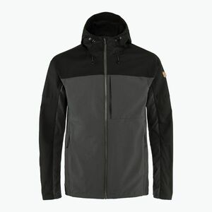 Férfi Fjällräven Abisko Midsummer sötétszürke/fekete szélkabát (Abisko Midsummer F81151) kép