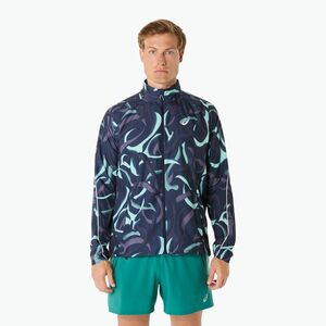 Férfi futókabát ASICS Road Lite-Show Packable midnight (Road Lite-Show Packable 2011D096-401) kép