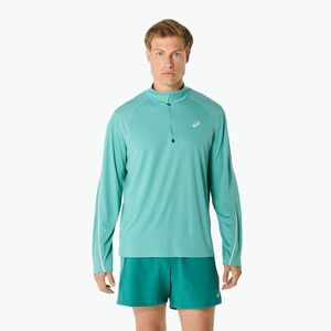 Férfi hosszú ujjú futófelső ASICS Road Lite-Show 1/2 Zip light teal (Road Lite-Show 1/2 Zip 2011D094-300) kép
