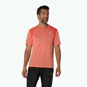 Férfi futópóló ASICS Road Top coral reef/mojave (Road Top 2011C992-700) kép