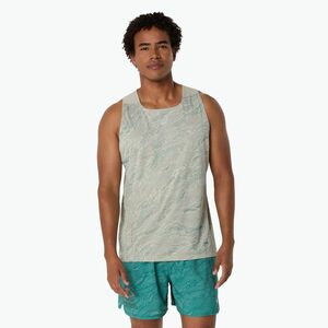 Férfi futótrikó ASICS Fujitrail Singlet white sage/rainy lake (Fujitrail Singlet 2011C984-020) kép