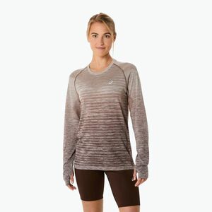 Női hosszú ujjú futófelső ASICS Seamless taupe grey/coffee (Seamless LS 2012C392-021) kép