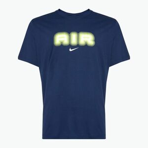 Férfi póló Nike Air Graphic midnight navy/volt (Air Graphic HM0185-410) kép