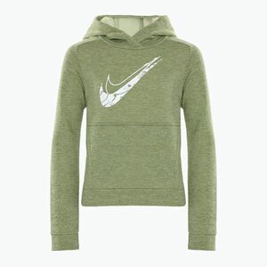Gyerek pulóver Nike Multi Stain Repel Therma-FIT oil green/olive aura/heather/white (Multi Stain Repel Therma-FIT Hoodie HF4414-386) kép