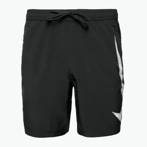 Férfi rövidnadrág Nike Form Swoosh Dri-Fit 7" black/white (Form Swoosh Dri-Fit 7" FZ1066-010) kép