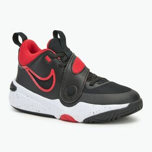 Gyerek kosaras cipő Nike Team Hustle D11 black/ white/ university red (Team Hustle D 11 DV8996-003) kép