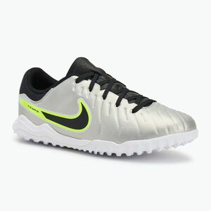 Gyerek focicipő Nike Tiempo Legend 10 Academy TF metallic silver/volt/black (Tiempo Legend 10 Academy TF DV4351-001) kép