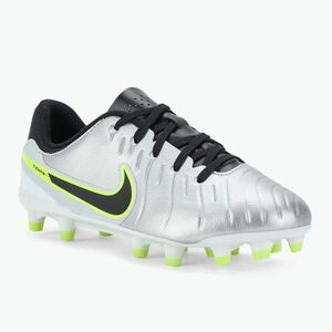 Gyerek focicipő Nike Tiempo Legend 10 Academy FG/MG metallic silver/volt/black (Tiempo Legend 10 Academy FG/MG DV4348-001) kép