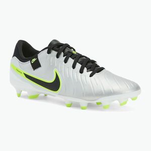 Férfi focicipő Nike Tiempo Legend 10 Academy FG/MG metallic silver/volt/black (Tiempo Legend 10 Academy FG/MG DV4337-001) kép