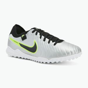 Férfi focicipő Nike Tiempo Legend 10 Pro TF metallic silver/volt/black (Tiempo Legend 10 Pro TF DV4336-001) kép