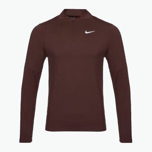 Férfi hosszú ujjú futófelső Nike Dri-FIT Element 1/2-Zip burgundy crush (Dri-Fit Element 1/2-Zip DD4756-652) kép