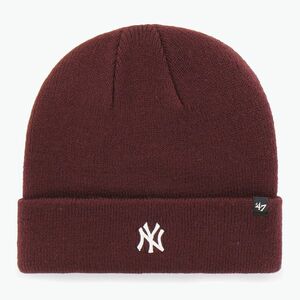 Téli sapka 47 Brand MLB New York Yankees Centerfield dark maroon (MLB New York Yankees Centerfield B-CFDCN17ACE-KM) kép
