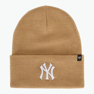 Téli sapka 47 Brand MLB New York Yankees Haymaker khaki (MLB New York Yankees Haymaker B-HYMKR17ACE-KHB) kép