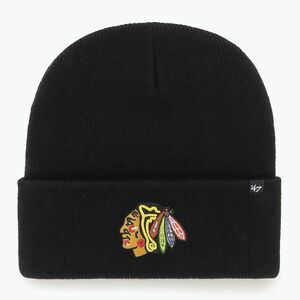 Téli sapka 47 Brand NHL Chicago Blackhawks Haymaker black (NHL Chicago Blackhawks Haymaker H-HYMKR04ACE-BKA) kép