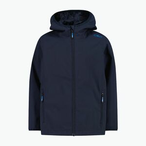 CMP gyermek esőkabát 35Z5514 Fix kapucni fekete/kék (35Z5514 35Z5514/N950) kép