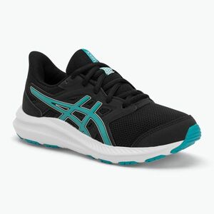 Gyerek futócipő ASICS Jolt 4 GS black/wave teal (Jolt 4 GS 1014A300-011) kép