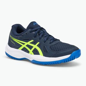 Gyerek cipő ASICS Upcourt 6 GS midnight/safety yellow (Upcourt 6 GS 1074A045-401) kép
