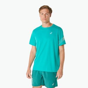 Férfi futópóló ASICS Icon SS Top wave teal (Icon SS Top 2011D239-401) kép