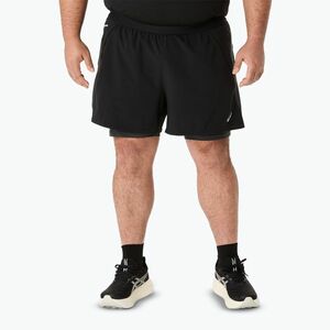 ASICS Road 2N1 5IN teljesítmény fekete/grafitszürke férfi futónadrág (Road 2N1 5IN 2011D245-001) kép