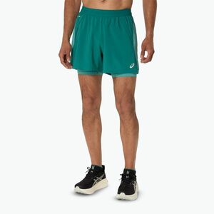 ASICS Road 2N1 5IN férfi futónadrág esős tó/világos teal (Road 2N1 5IN 2011D245-301) kép