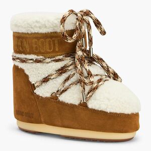 Női hótaposó Moon Boot Icon Low Shearling whisky/off white (Icon Low Shearling 80D1409580-MA03) kép