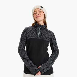 Női pulóver ROXY Sayna Half Zip true black roxygram tonal (Sayna Half Zip ERJFT04831-KVJ5) kép