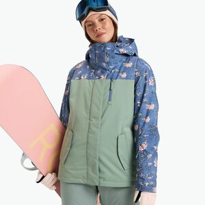 Női snowboard kabát ROXY Roxy Jetty Block wild wind chloe blossom (Roxy Jetty Block ERJTJ03482-BQY7) kép