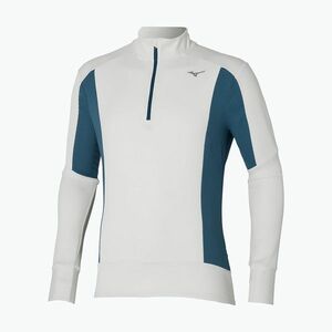 Férfi futópulóver Mizuno Warmalite Half Zip nimbus cloud/ blue wing teal (Warmalite Half Zip J2GCA50502) kép