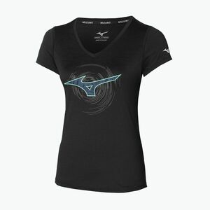 Női futópóló Mizuno Impulse Core RB Tee black (Impulse Core RB Tee J2GAB71009) kép