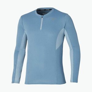 Férfi hosszú ujjú futófelső Mizuno Dryaeroflow Half Zip parisian blue (Dryaeroflow Half Zip J2GAB50525) kép