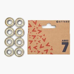 Csapágy ATTABO Bearings ABEC 7 8 db ezüst (Bearings ATB-BEA-ABEC5-01) kép