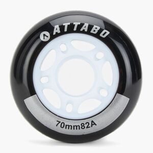 Görkorcsolya kerék ATTABO Wheels 70 mm 4 db fekete (Wheels ATB-WH-70-01BLK) kép