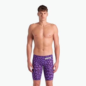 Férfi úszónadrág arena Powerskin Carbon Air2 LE Jammer leopard violet (Powerskin Carbon Air2 LE Jammer 006344/877) kép