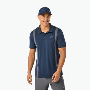 Férfi tenisz póló HEAD Club 25 Tech Polo navy (Club 25 Tech Polo 811715) kép