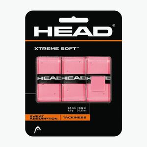 HEAD Xtremesoft Grip teniszütő overwrap 3 db rózsaszín. (Xtremesoft Grip Overwrap 285104) kép