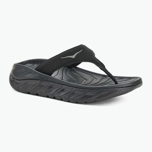 Női HOKA Ora Recovery Flip Flops fekete/sötét sirály szürke (Ora Recovery Flip 1117910-BDGGR) kép