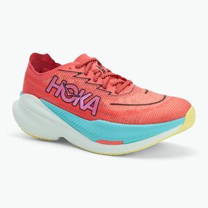 HOKA Mach X 2 férfi futócipő grapefuit/elektromos korall (Mach X 2 1155119-GFRT) kép