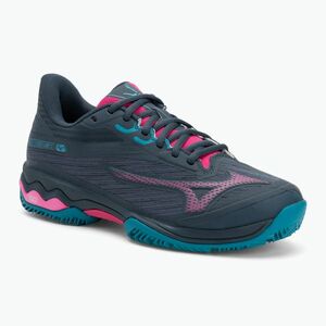 Női padel cipő Mizuno Wave Exceed Light 2 Padel midnight navy/ fuchsia purple/ enamel blue (Wave Exceed Light 2 Padel W 61GB232306) kép