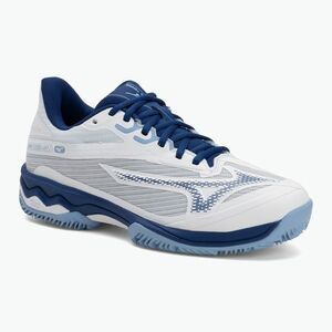 Női teniszcipő Mizuno Wave Exceed Light 2 CC white/ bellwether blue/ bel air blue (Wave Exceed Light 2 CC 61GC232124) kép