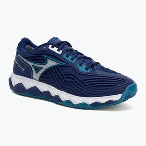 Férfi teniszcipő Mizuno Wave Enforce Tour 2 CC bellwether blue/ white/ fjord blue (Wave Enforce Tour 2 CC 61GC250415) kép