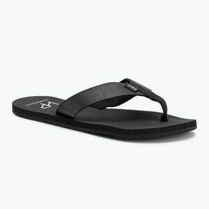 Férfi Helly Hansen Seasand 2 bőr szandál fekete / esett szikla flip flopok (Seasand 2 Leather Sandals 11955_990) kép