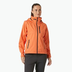 Női vitorlás dzseki Helly Hansen Crew Hooded 2.0 bonfire (Crew Hooded 2.0 34448_304) kép
